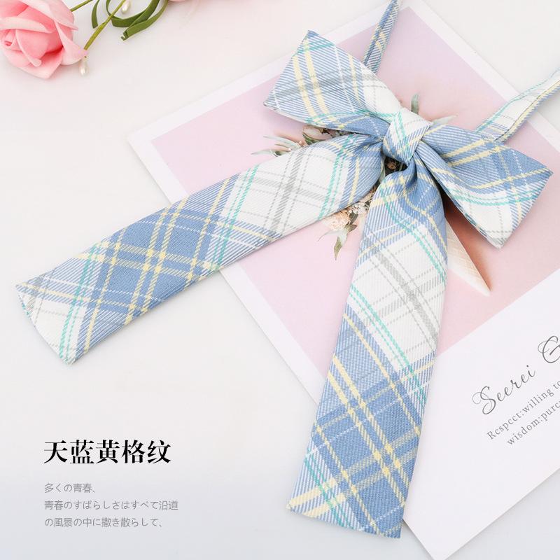 Japanese And Korean Version Of Female Collar Flower College Wind Ribbon Free Jk Bow Bow Graduation Photo Men'S Tie Sailor Suit Tide