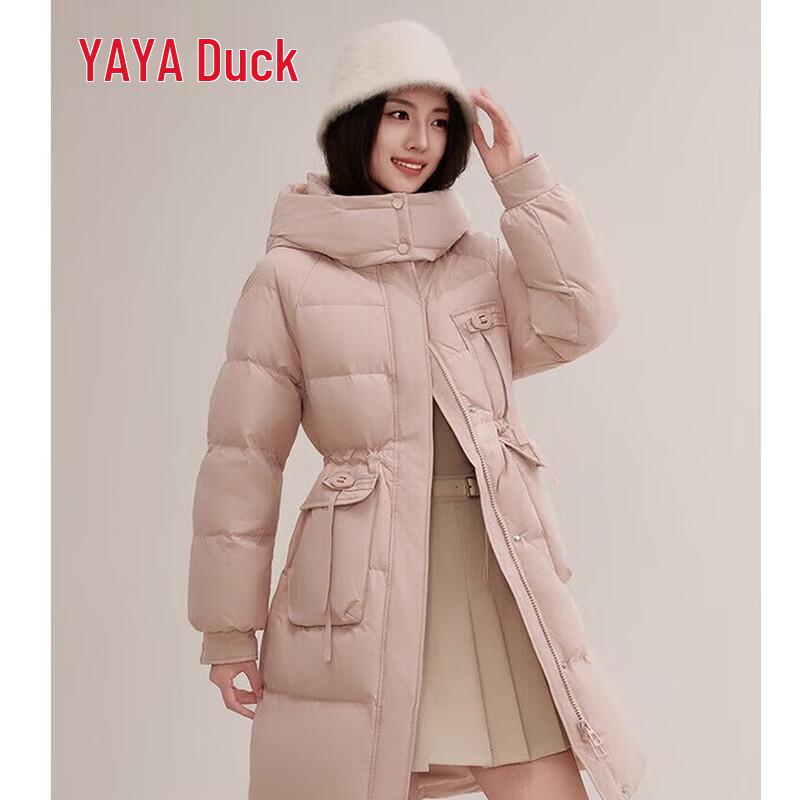 

Женский длинный пуховик YAYA с капюшоном, приталенный по талии (YE4B607585L) M