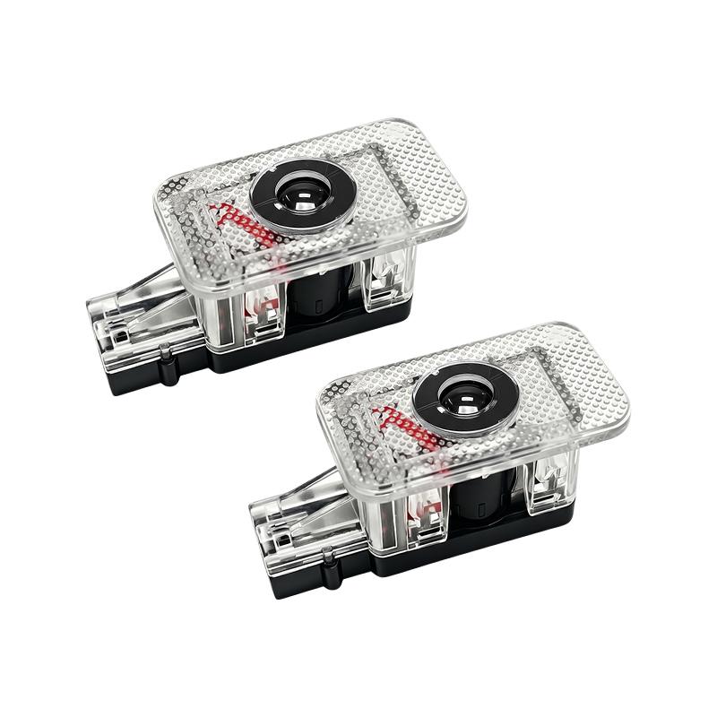 2Pcs Car Door Logo Emblem Welcome Led Light For Volvo 240 C70 S40 S50 S60 S70 S80 S90 V40 V50 V60 V90 XC40 XC60 XC90 Vnl Truck