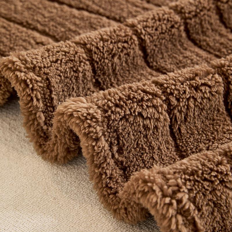 Shu cotton lint solid color whole bedding sofa towel universal in all seasons, non-slip and anti-cat scratch sofa cover, seat cushion