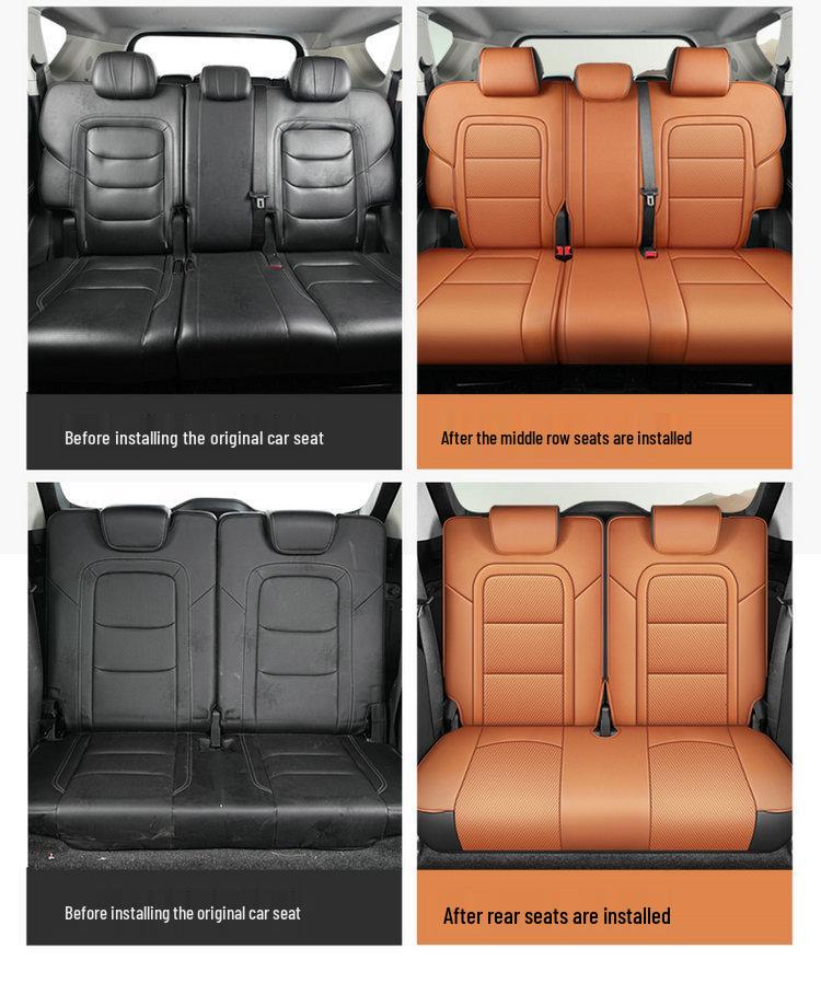 Jetour X70 7-Seater Full Leather Car Seat Cushion - All-Season, Universal Fit