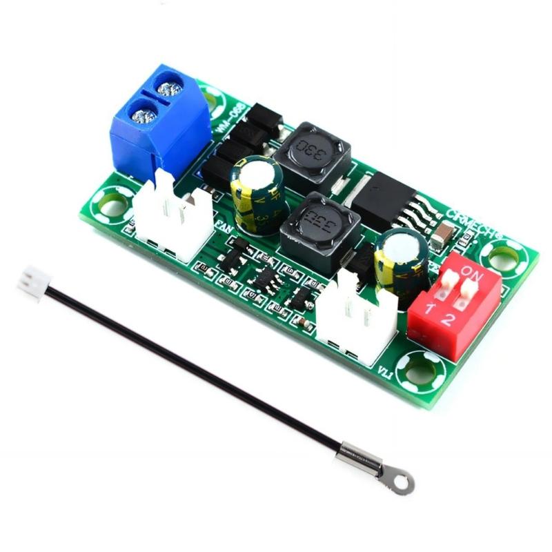 Electronic Fan Speed Regulator Module 5V 12V 24V Output Adjustable For PC And LED Lighting