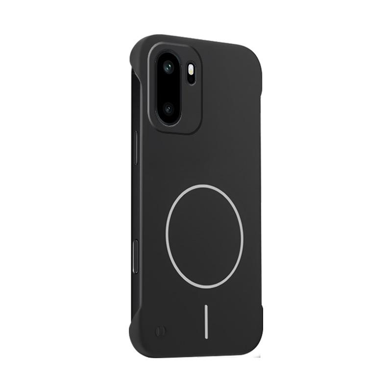 OnePlus Ace 6 Case: Skin-Feel, Magnetic, Borderless, Matte, Drop-Proof, Anti-Fingerprint, Solid Color, Simple Protection. OnePlus Ace 6 серый