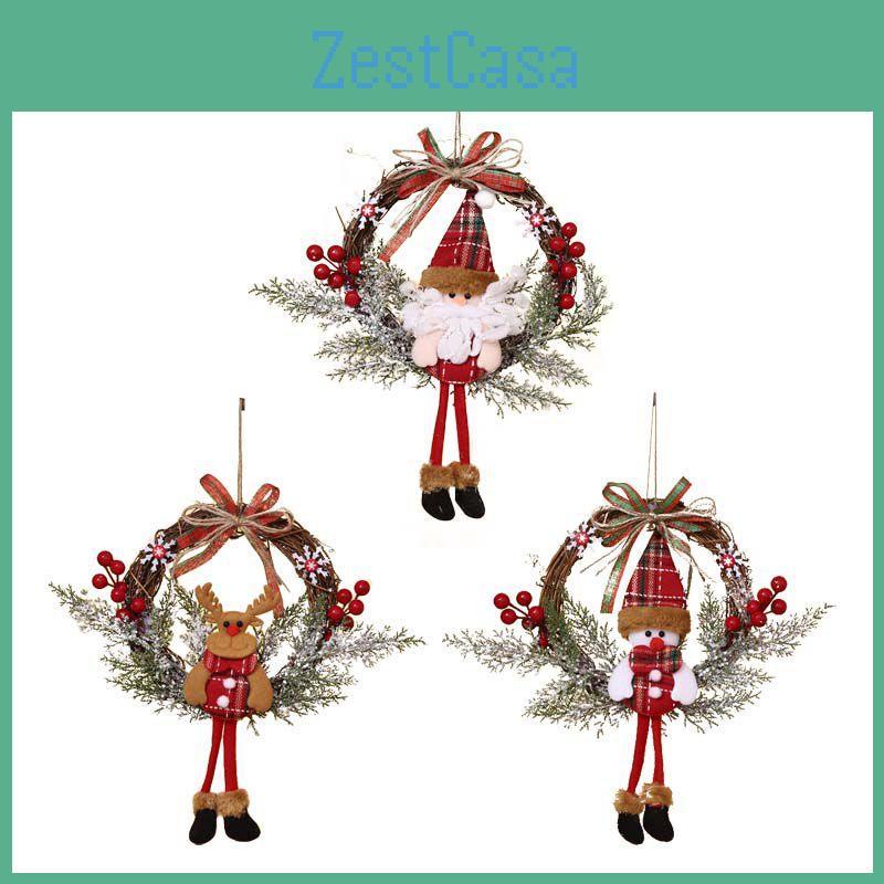 Elegant Xmas Decorations Garland Rattan With Twinkling Lights For Holiday Cheer