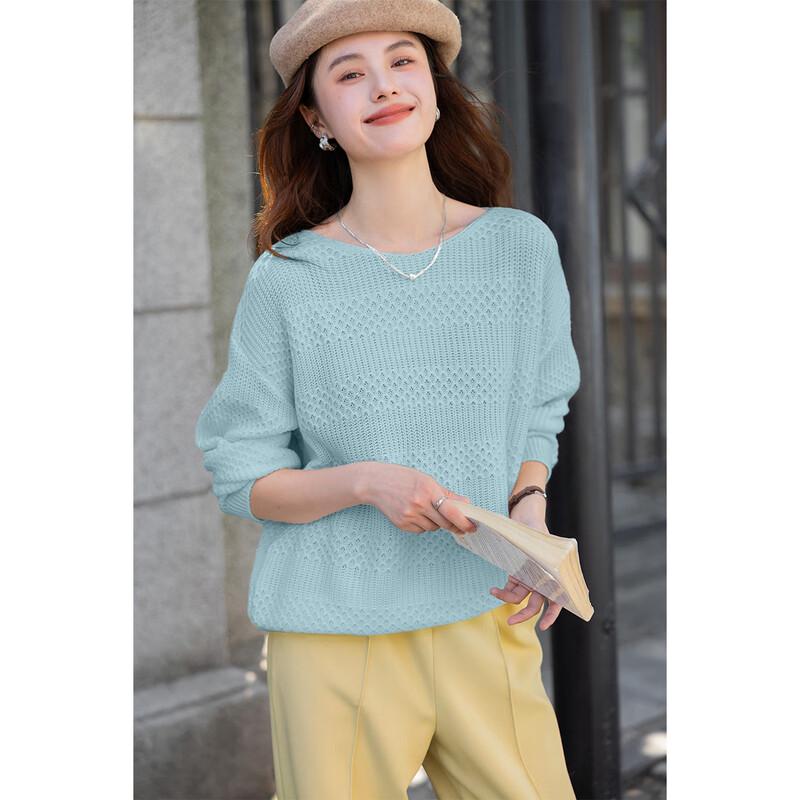 Mocana Textured Long Sleeve Knit Top