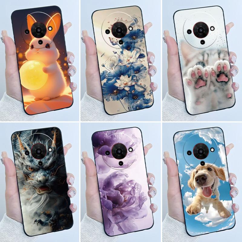 Phone Casing For ZTE Blade A76 5G Z2469N Soft Case Aesthetic Luxury Cute Cool Boys Girls Black Matte Shockproof Back Shell Cover