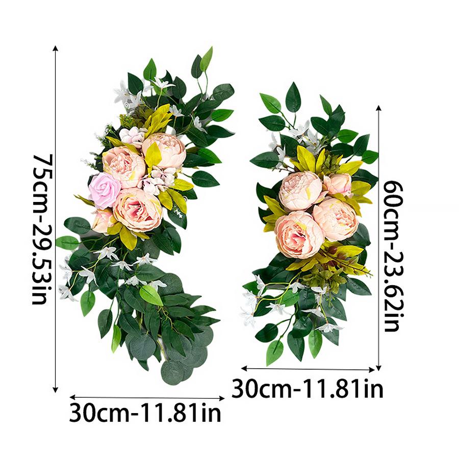Floral Wedding Arch & Welcome Sign Decoration Set