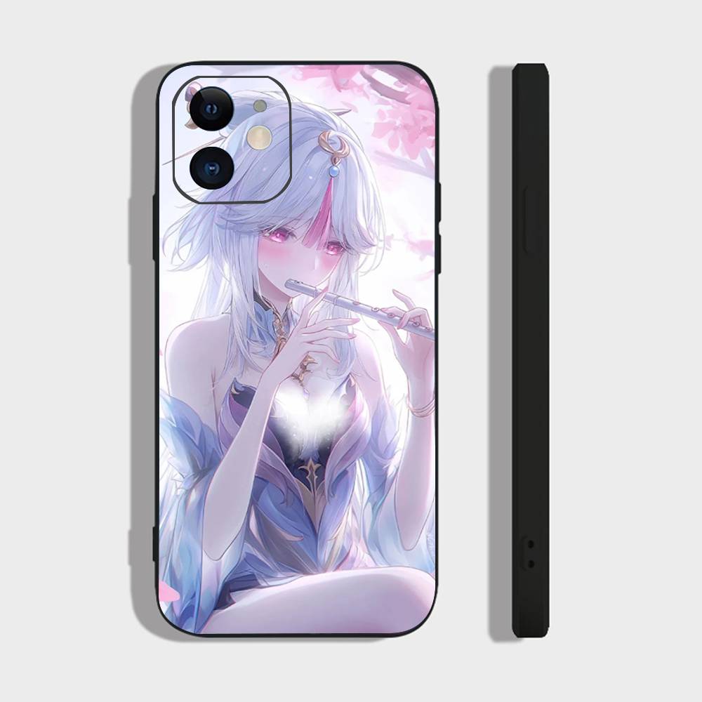 Genshin Impact Ningguang Phone Case For IPhone 17 Air 16 15 14 13 Pro Max 11 12 Black Silicone Cover