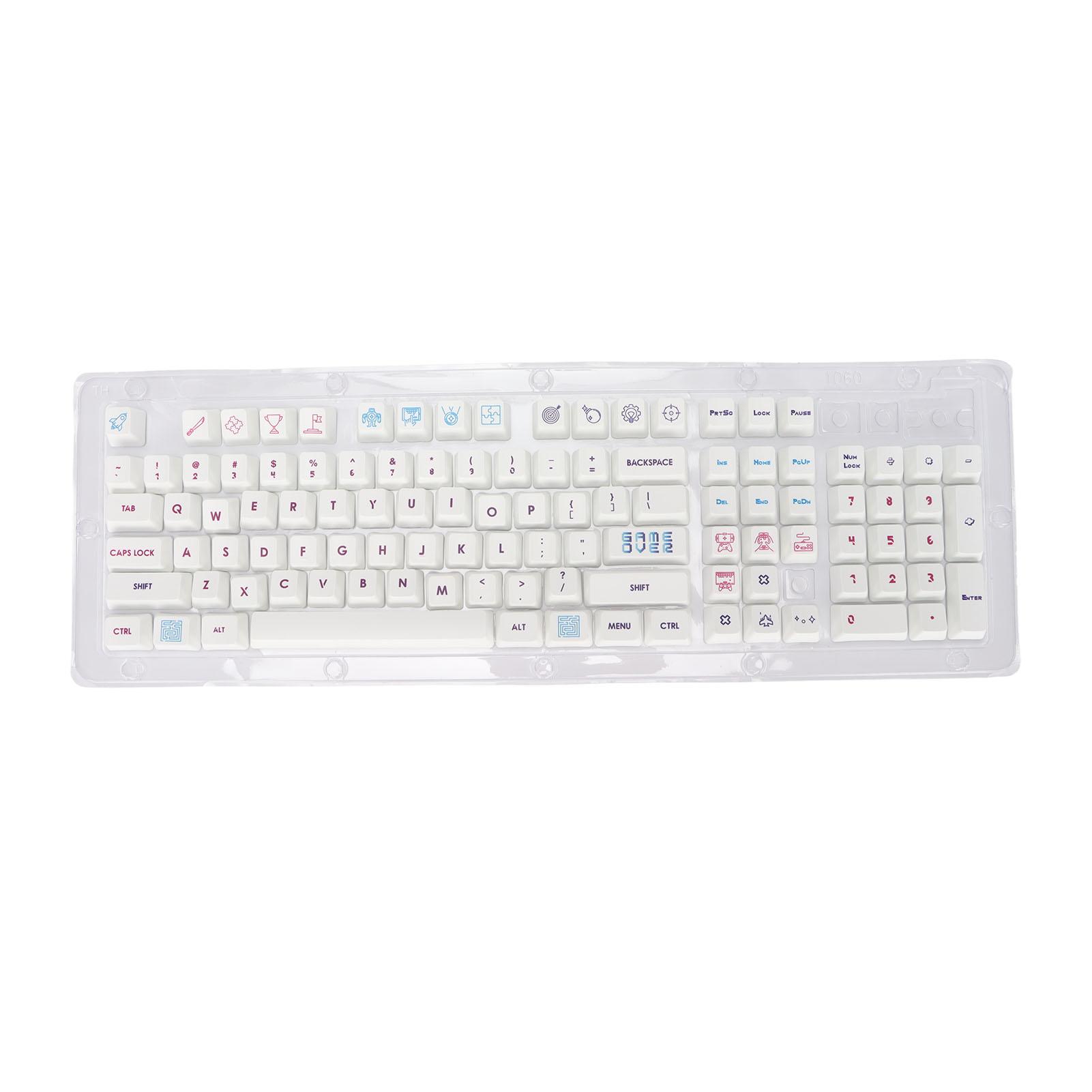 Keyboard Keycaps 108 Keys PBT Material OEM Keycaps Dye Sublimation Computer Accessories