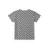 Vans Comfortable Short Sleeve Crew Neck T-Shirt Women Tops Black White Checkerboard VN000GTDCWT