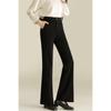 MengShuYa Women's Spring High-Waist Slim Flare Pants