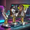 Mechanical Hand Controller Holder Creative Robotic Design Hold Earphones Display Rack for Home Decoration