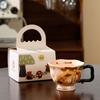 Ceramic Coffee Cup Children'S High-Value Home Drinking Cup Cute Office Oat Gift Breakfast Cup