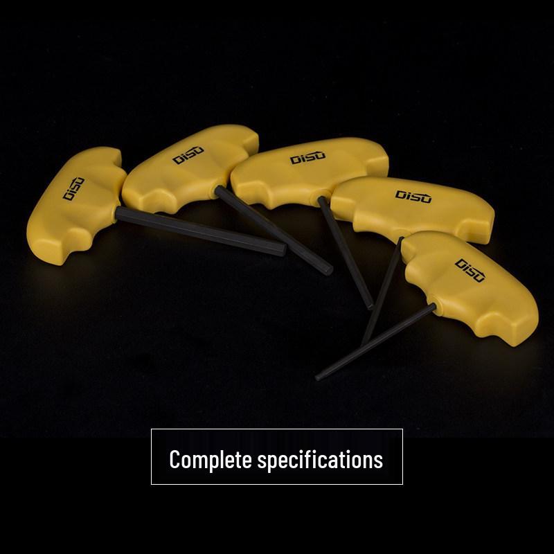 T-Handle Mini Hex Key Screwdriver Set: 2, 2.5, 3, 4, 5mm