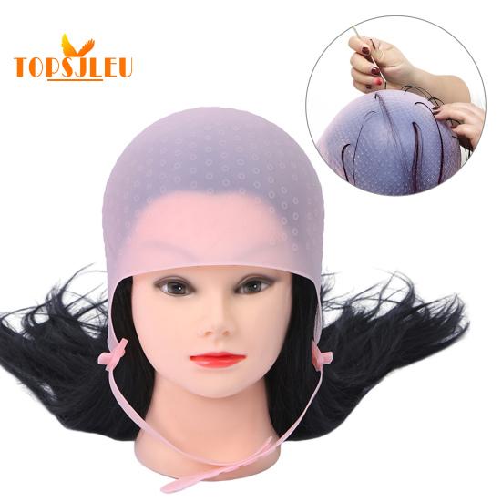 Haar-Highlighter-Hut – professionelles, wiederverwendbares Silikon-Friseurwerkzeug, verstellbare Schnalle, Heimsalonbedarf