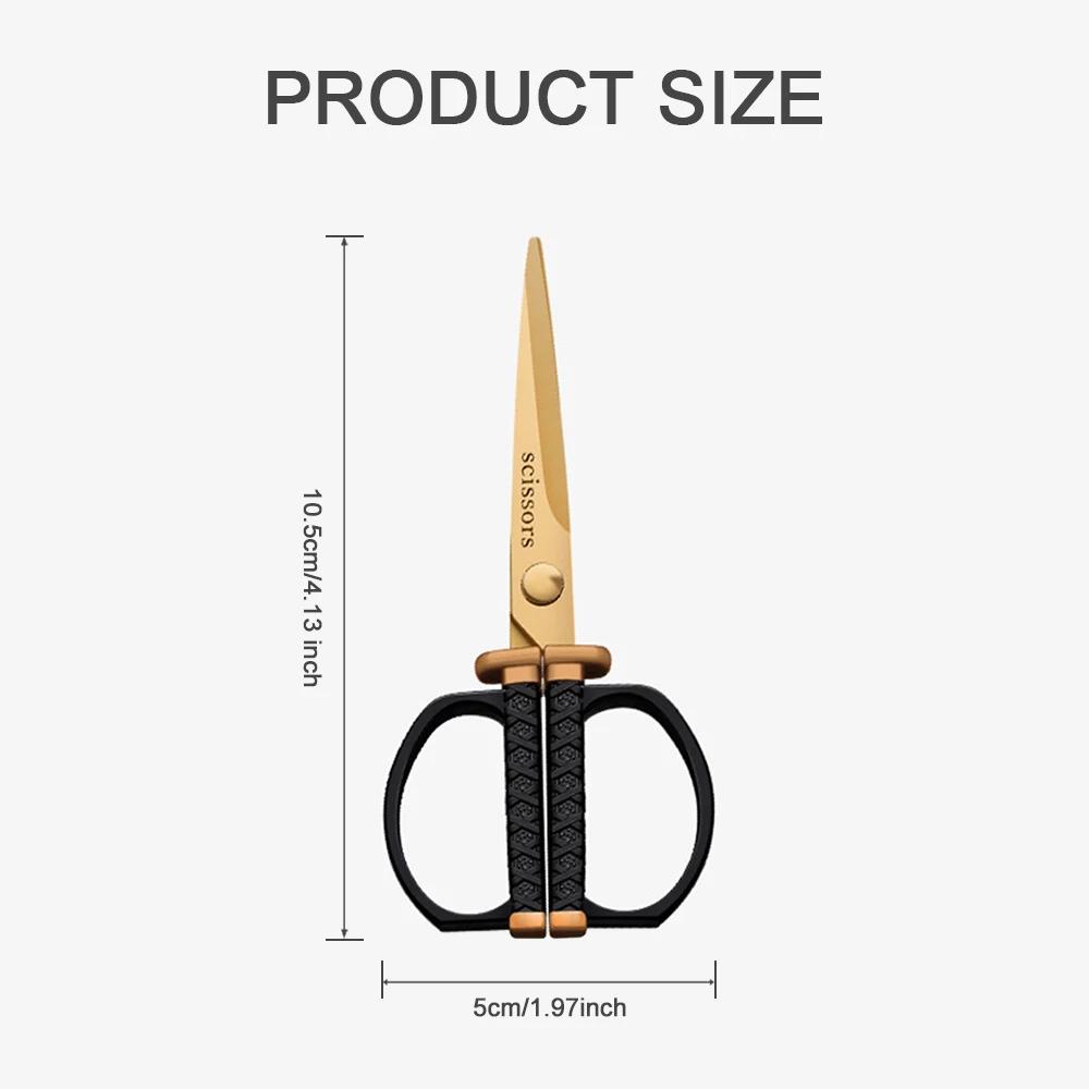 Stainless Steel Mini Handmade Scissors Plastic Handle Sewing Fabric Cutter For Home Office Multifunctional Scissor