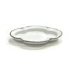 24to3 Plate, Side Plate, Irregular Shape Plate, Rusted White Matte Rim, Mokko Plate, Medium, White