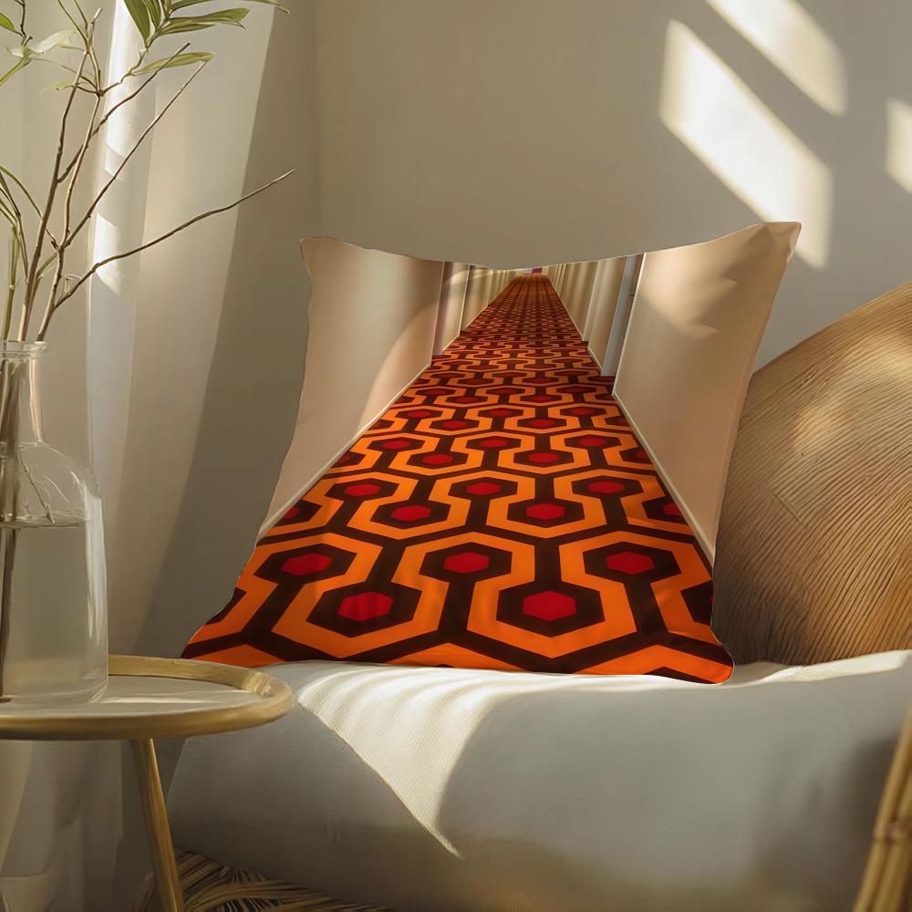 Horror Movies T Linghting The SShinings Cushion Cover Silky Elegant Comfort Sofa Bed Invisible Zipper Beach Pillowcase
