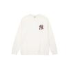 MLB New York Yankees Sweatshirts Unisex White Crew Neck Moderate Regular 3AMTM0934-50CRS