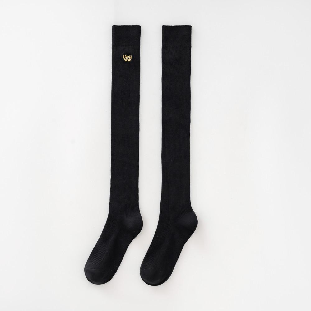 

Студенческие длинные чулки, Женские длинные чулки, Универсальный стиль колледжа, Чулки выше колена, Весна и осень, Четыре сезона, Чулки до колена, 1 pair