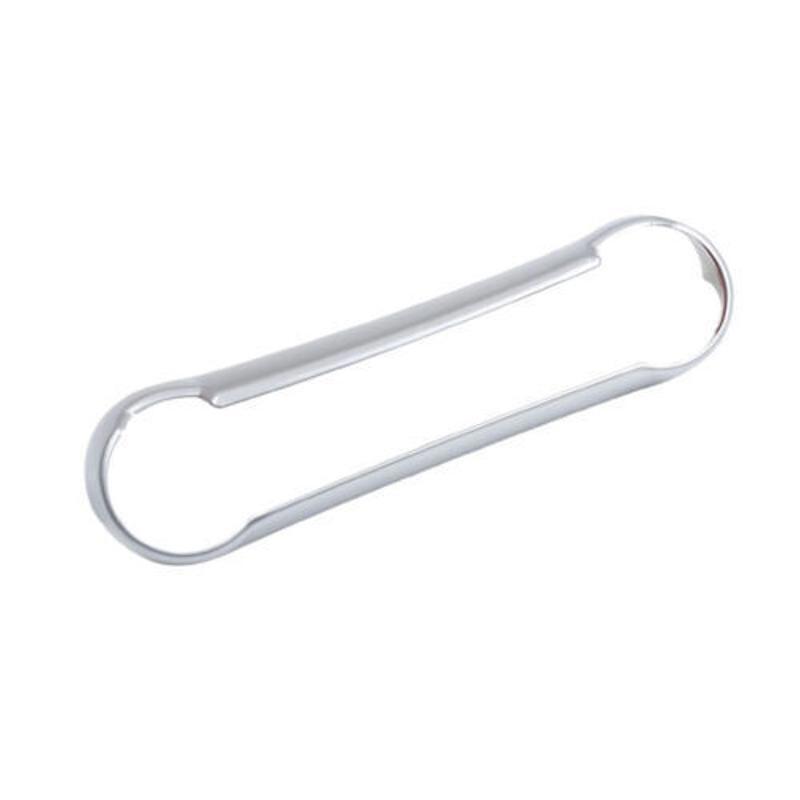 Silver ABS Console AC Switch Control Panel Trim For Toyota RAV4 - 1PCS