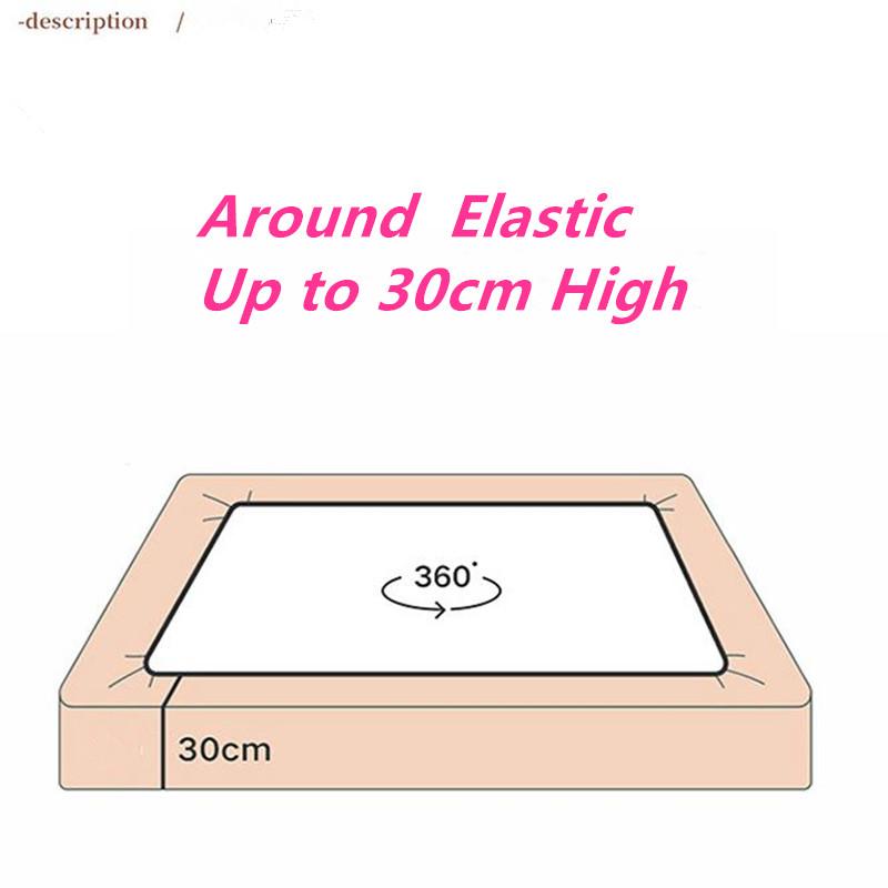 Hotelový vodotěsný tlustý prošívaný chránič matrace namontovaný 14-18palcový hluboká kapsa, ultra měkký, prodyšný, nehlučný potah matrace