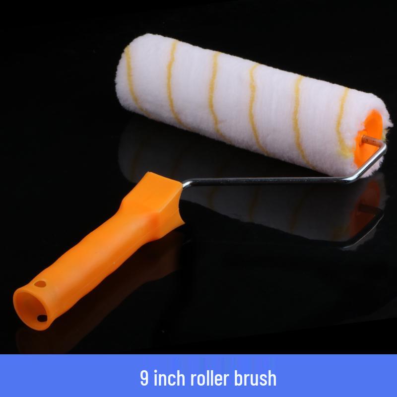 Stainless Steel Telescopic Roller Brush & Paint Tray Set for Wall Painting