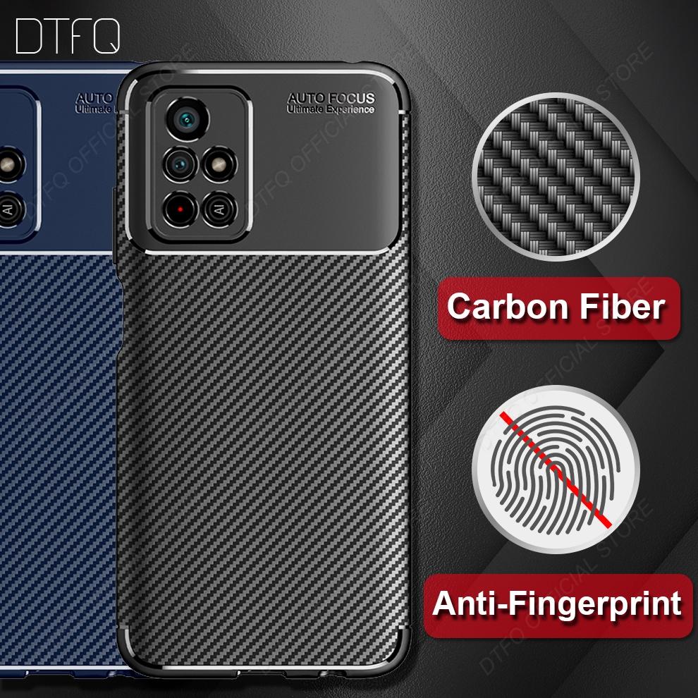 Pro pouzdro POCO M4 Pro Nárazuvzdorné pouzdro z uhlíkových vláken pro POCO X3 Pro Matte Funda Coque silikonové pouzdro pro POCO M4 Pro 5G POCO X4 Pro