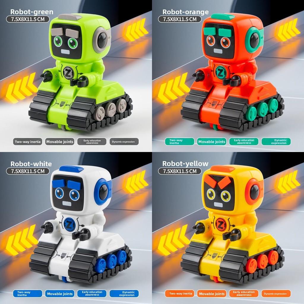 Children Robot Inertia Toy Car With Autonomous Movement For Boys And Girls Learning Play