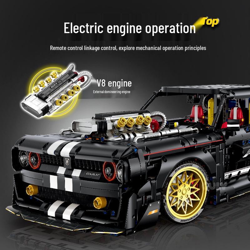 Ancient Encouragement 10637: Adult High-Difficulty Remote Control Supercar Building Blocks Model.