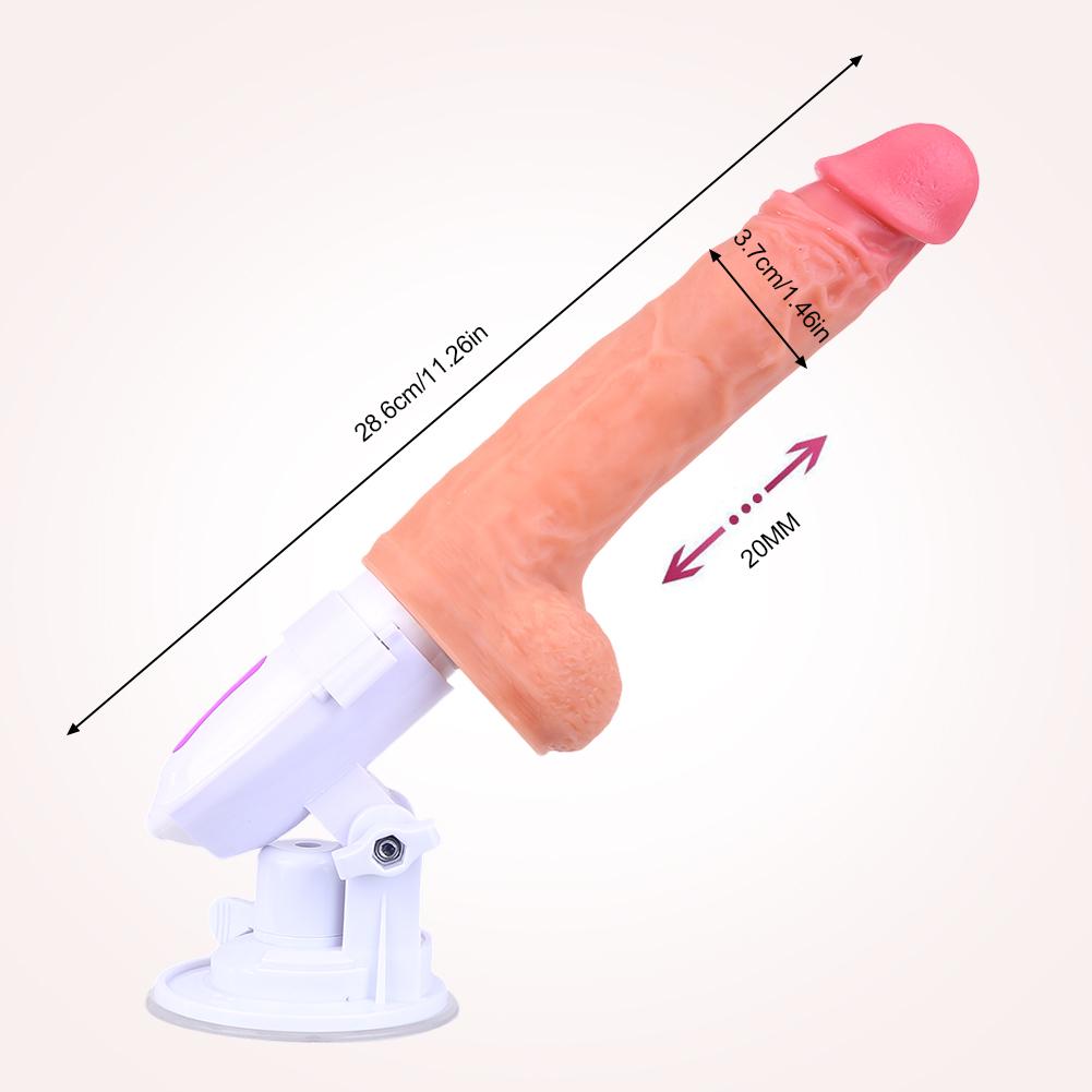 Exkluzivní silikonové vibrační masturbátory pro ženy s teleskopickým a vibračním režimem, sexuální hračky pro dospělé, typ 2