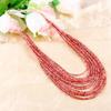 African Acrylic Beads Jewelry  Bohemia Necklaces Women Fashion Statement Multilayer Necklace