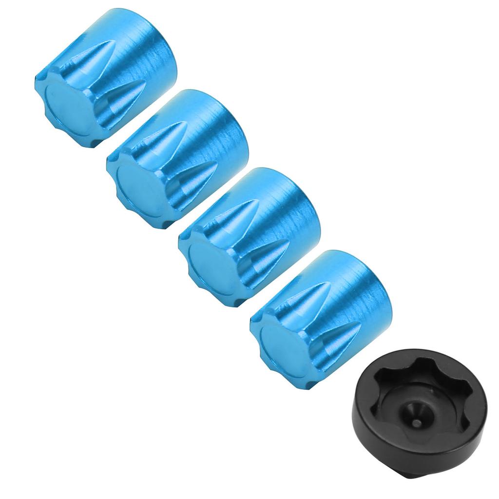 4pcs RC Car Wheel Center M4 Nut Fit for 4/SCX10 90046 D90 1/10 1/8 RC Car