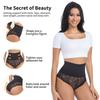 Women Tummy Control Shapewear Panties High Waisted Underpants Slimming Body Shaper Seamless Butt Lifter Lace Underwear Shaping Briefs