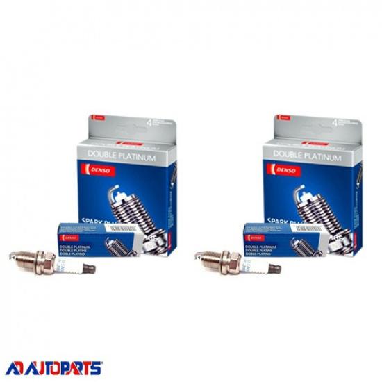 Set of 8 3004 P16R Double Platinum Spark Plug GAS, CARB