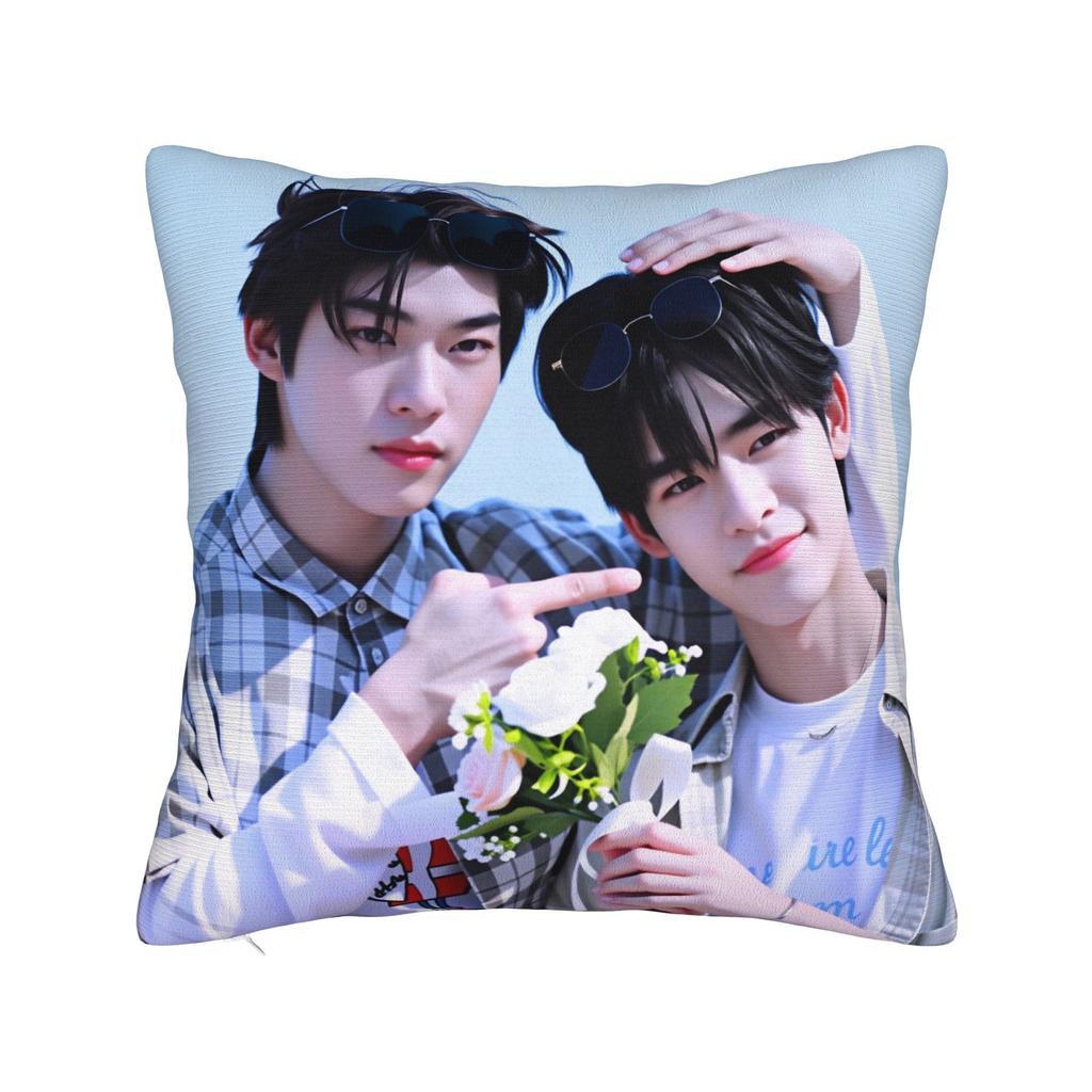 Duang Thailand Tv Series With You Pillow Case Soft Pillow Cover Vintage Cushion Cover For Living Room Chair
