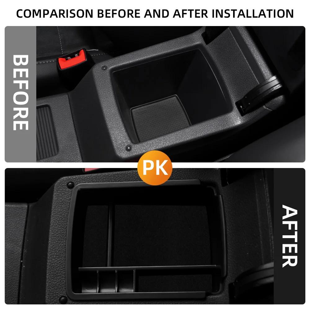 Aufbewahrungsbox für Volkswagen VW Golf 7 MK7 MK7.5 2013 - 2017 Armlehne Handschuhfach Ablage Behälter Halter Mittelkonsole Aufräumen Zubehör