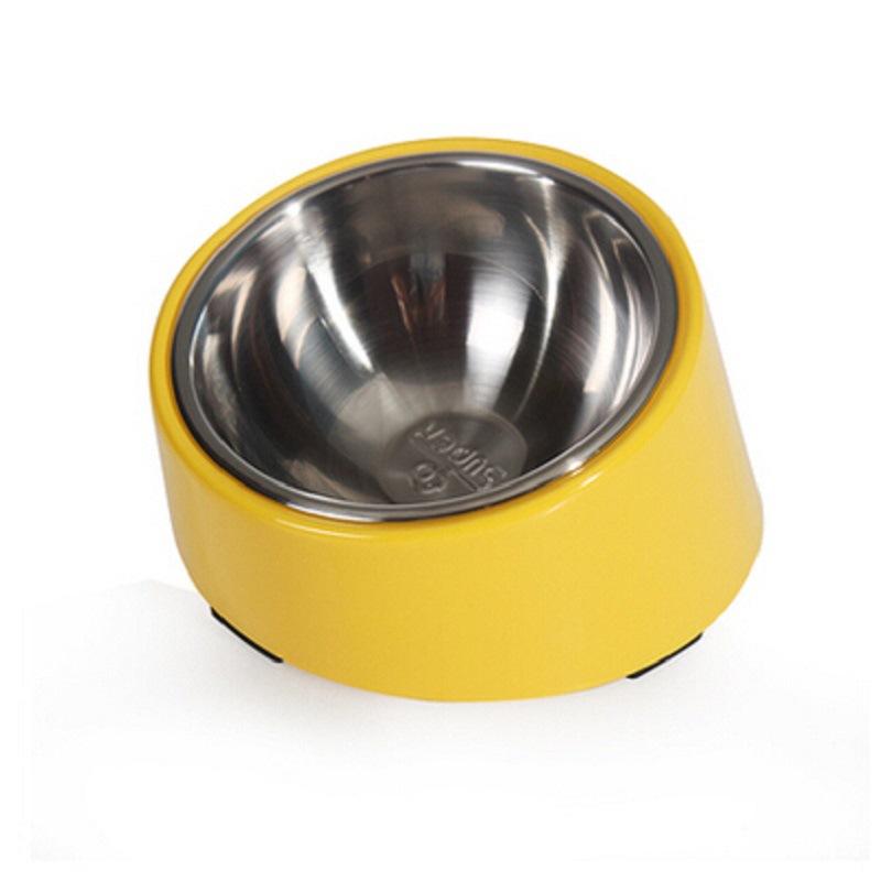 

New Stainless Steel Dog Feeder Anti Rollover Large Capacity Cat Bowl Durable Anti Overturning Neck Protection Bowl