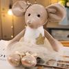 Kawaii Ballet Mouse Plush Toys Soft Stuffed Dressing Mouse Dolls Cartoon Animal Plush Pillow Birthday Gifts Toys For Girls