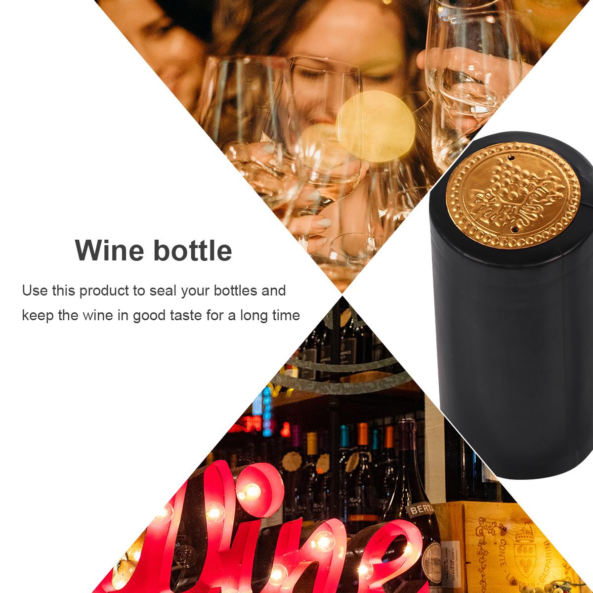 100 шт. красная термоусадочная пленка для бутылок — фото 3