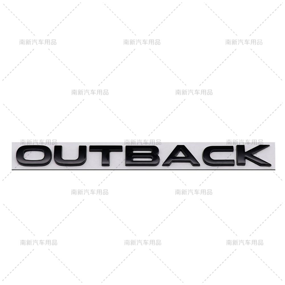 Suitable for Subaru OUTBACK modified trunk metal badge car sticker emblem