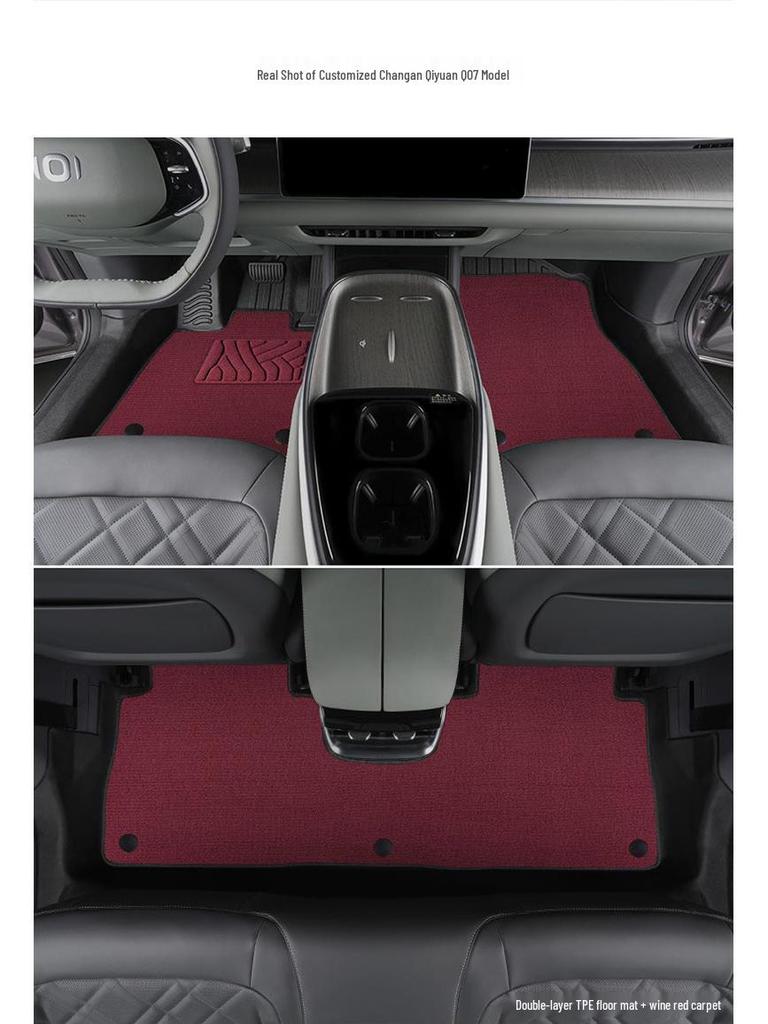 Changan Qiyuan Q07 25 Model Full Coverage TPE Anti-Slip Floor Mats