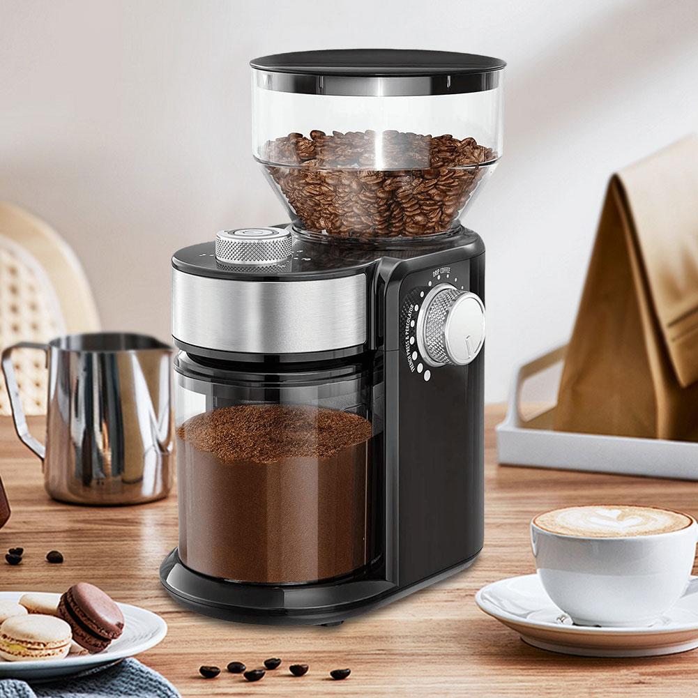 Electric Burr Coffee Grinder Coffee Bean Grinding Machine Coffee Beans Grinder for Espresso French Press Drip Coffee