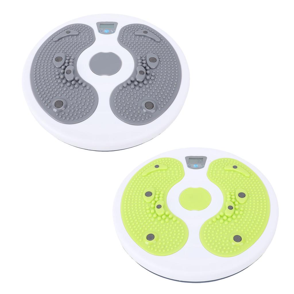 Abs Twist Board with Digital Counter PP Foot Massage Core Exercise Waist Twisting Disc for Home Gym