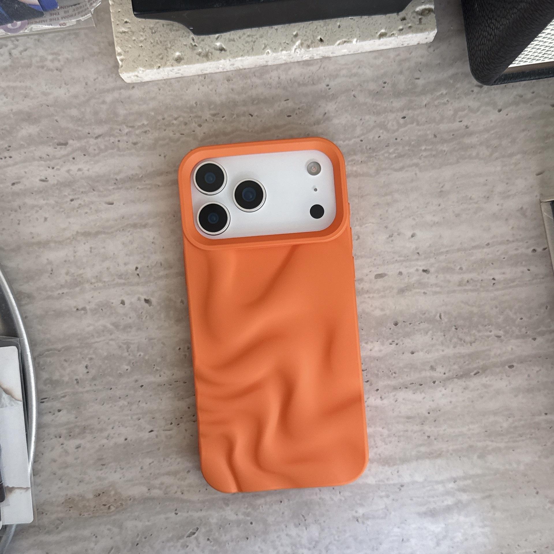 

Minimalist Wave Pattern Case for iPhone 16 Pro Max, Compatible with iPhone 17, Soft Matte Case for iPhone 14/15 17Pro max(without Packagi