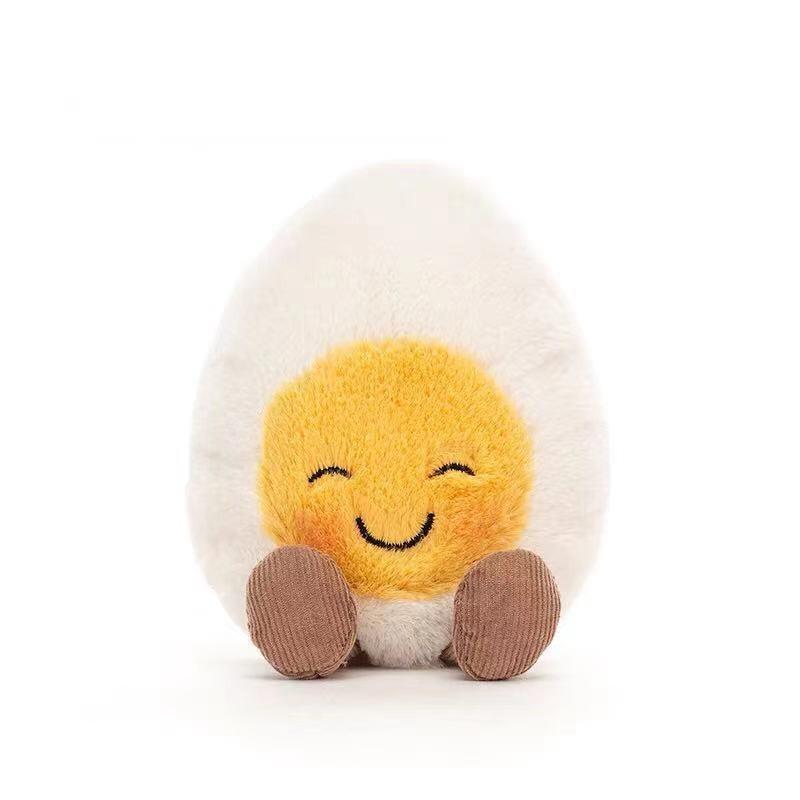 Cute Nordic Boiled Egg Plush Toy For Kids Soft And Cuddly Egg Doll