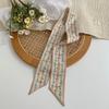 Silk Scarf, Long Strip, High-end New Shirt, Scarf, Tied Bag, Ribbon, Floral Headscarf, Headband, Tied Hair Streamer.