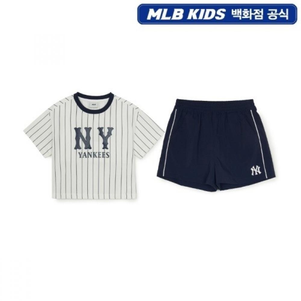 

Mlb Kids VarsiTy Girls STripe T shirT seT navy/105
