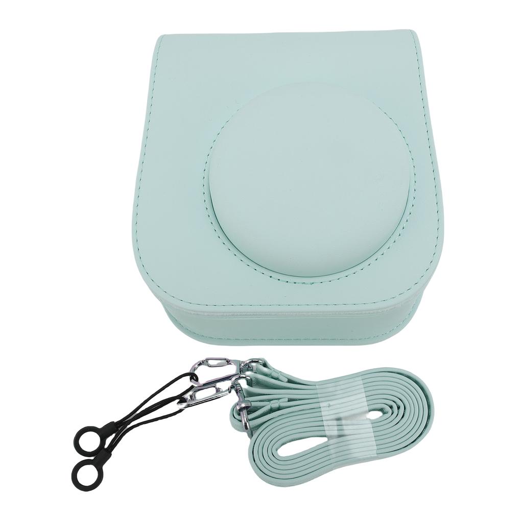 Camera Protective Case PU Leather Camera Case Accurate Opening Adjustable Shoulder Strap Comfortable Touch for Instant Cameras