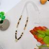 Universal Crystal Bead Chain Necklace with Buckle for Thai Amulets, Thangkas, Dzambhala, or Nine-Tailed Fox.